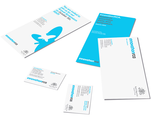 Das Corporate Design angewandt auf die Geschäftsausstattung.